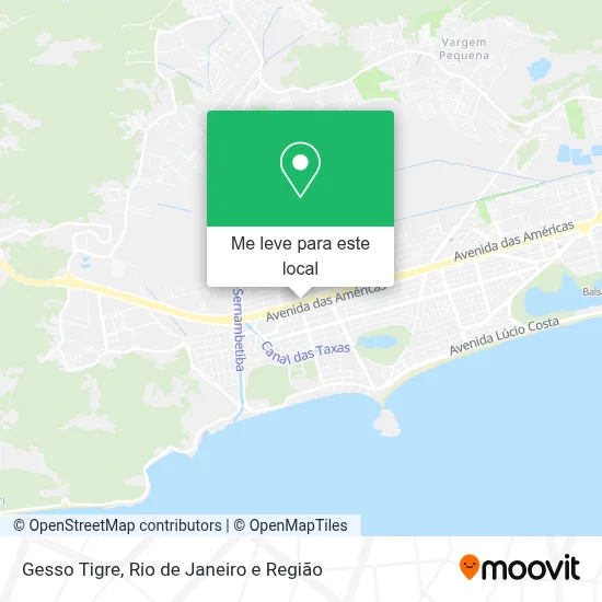 Gesso Tigre mapa