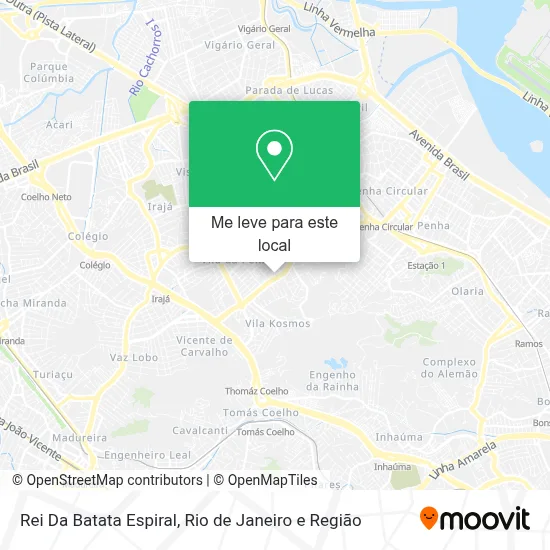 Rei Da Batata Espiral mapa