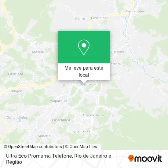 Ultra Eco Promama Telefone mapa