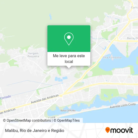 Malibu mapa