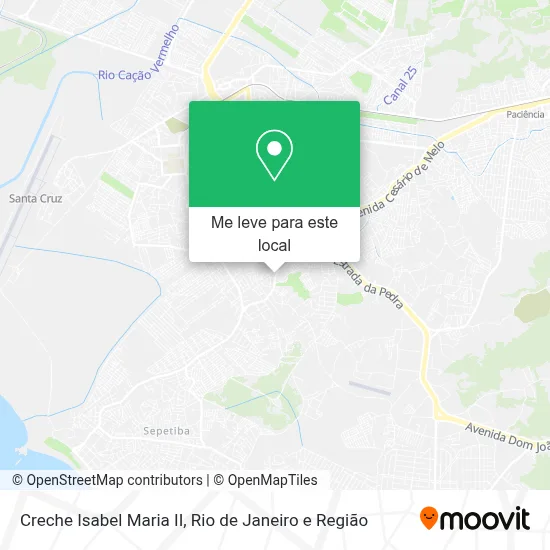 Creche Isabel Maria II mapa