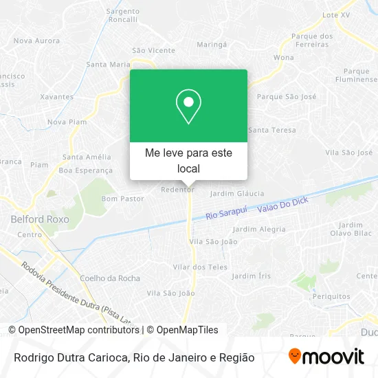 Rodrigo Dutra Carioca mapa