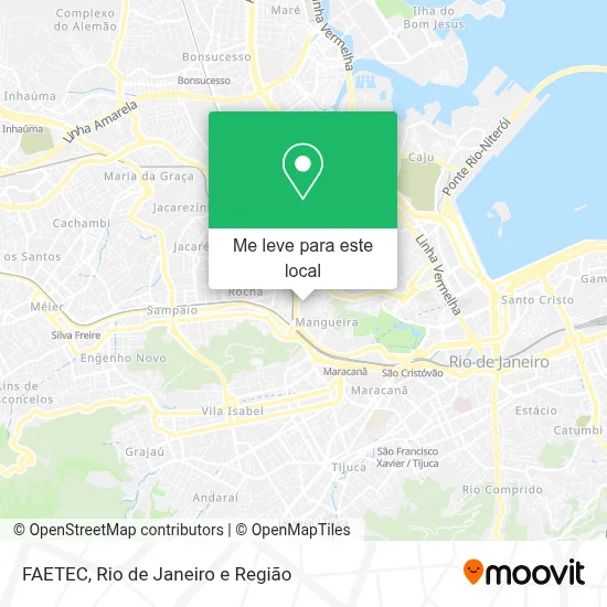 FAETEC mapa