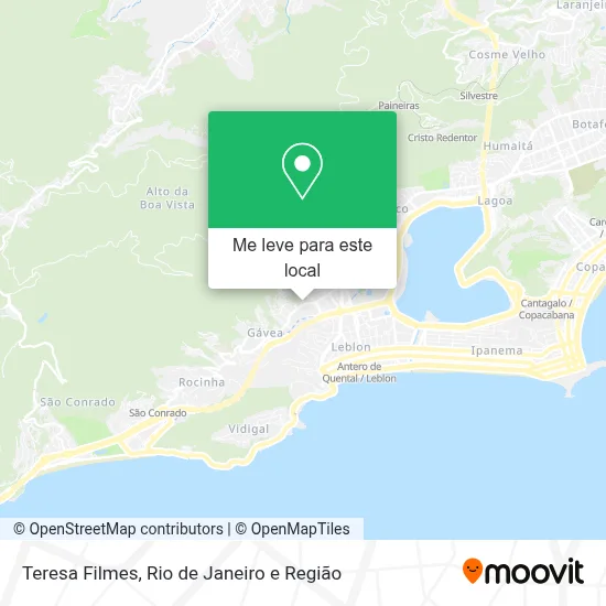 Teresa Filmes mapa