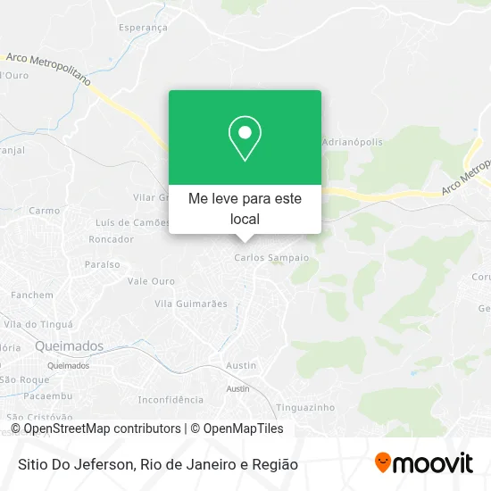 Sitio Do Jeferson mapa