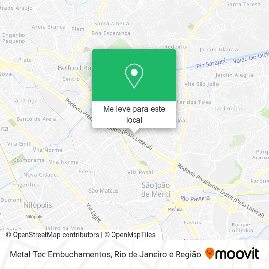 Metal Tec Embuchamentos mapa
