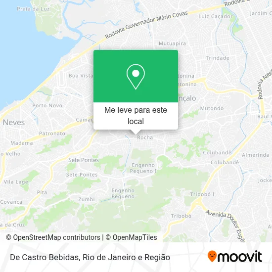 De Castro Bebidas mapa