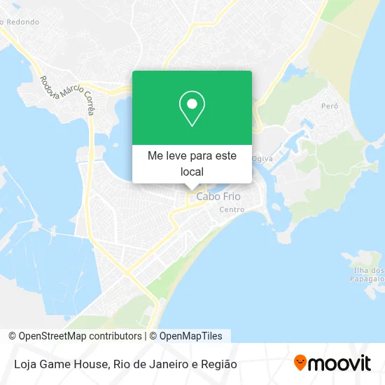 Loja Game House mapa