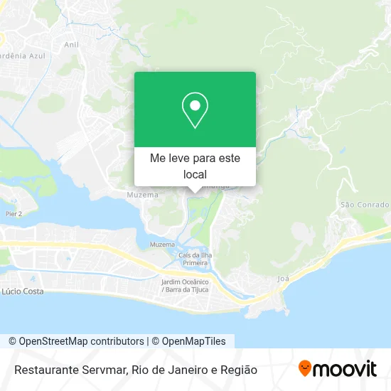 Restaurante Servmar mapa
