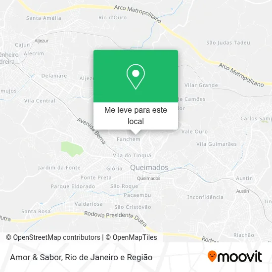 Amor & Sabor mapa
