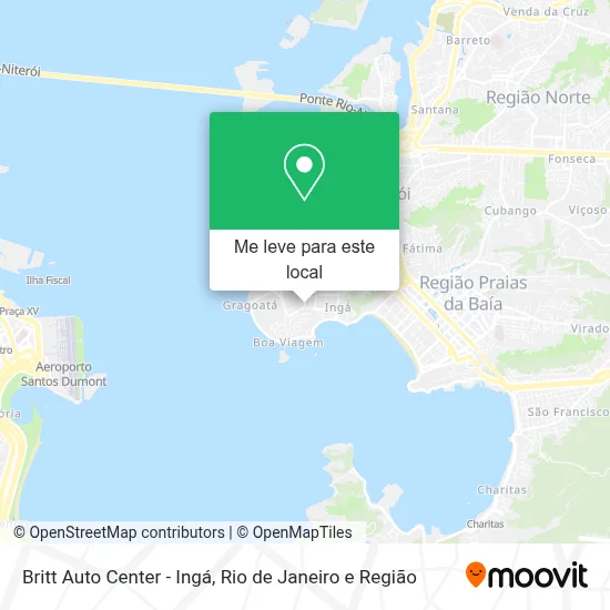 Britt Auto Center - Ingá mapa
