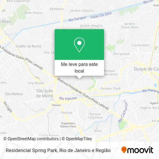 Residencial Spring Park mapa