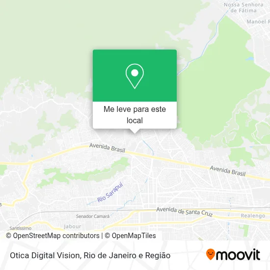 Otica Digital Vision mapa
