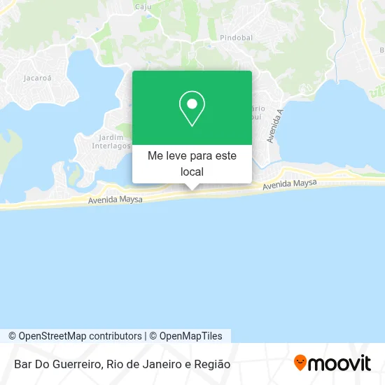 Bar Do Guerreiro mapa