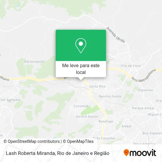 Lash Roberta Miranda mapa