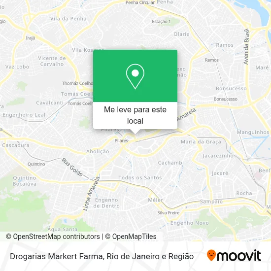 Drogarias Markert Farma mapa