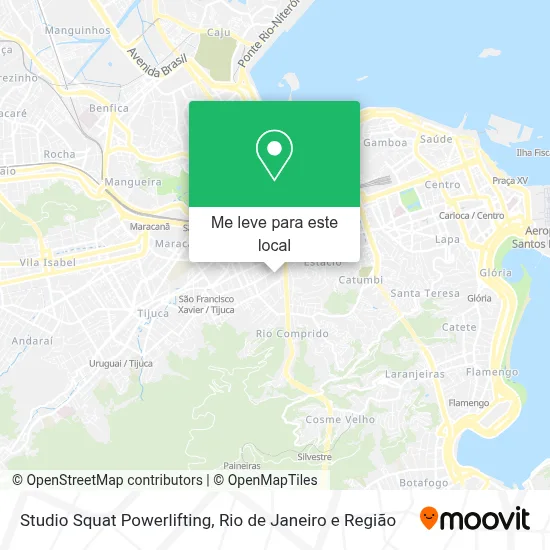 Studio Squat Powerlifting mapa