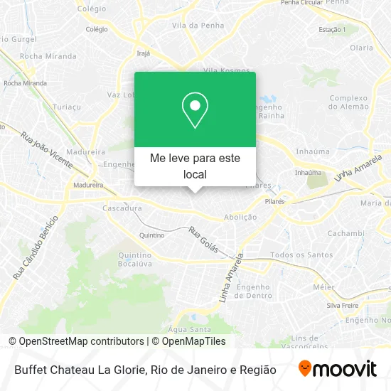 Buffet Chateau La Glorie mapa