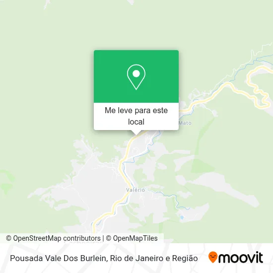 Pousada Vale Dos Burlein mapa