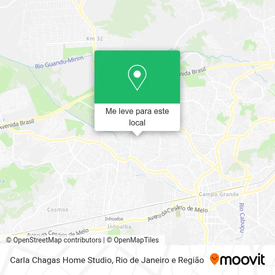 Carla Chagas Home Studio mapa