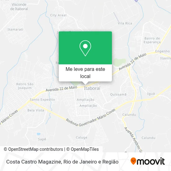 Costa Castro Magazine mapa