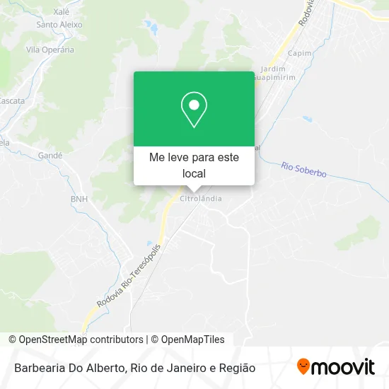 Barbearia Do Alberto mapa