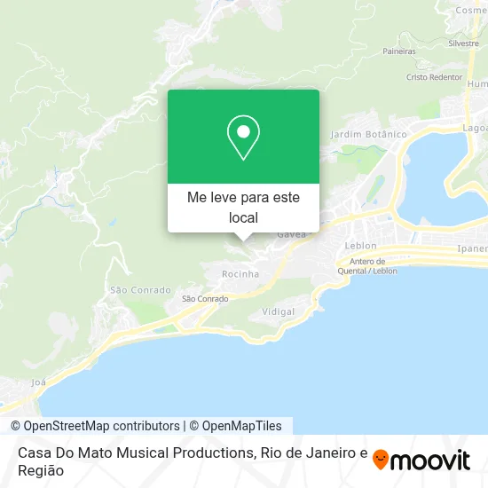 Casa Do Mato Musical Productions mapa