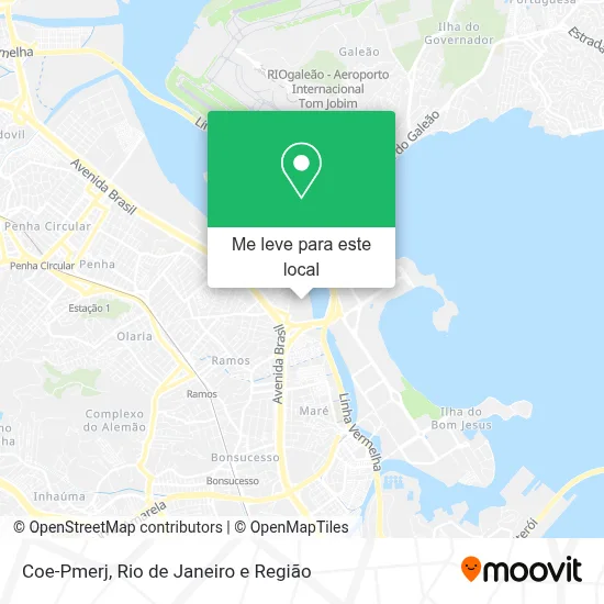 Coe-Pmerj mapa