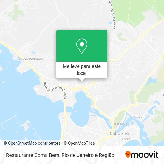 Restaurante Coma Bem mapa