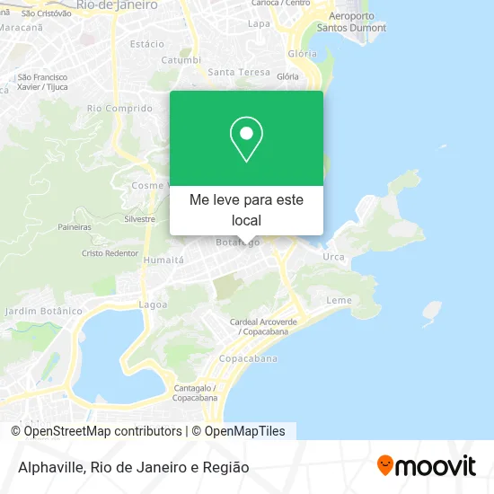 Alphaville mapa