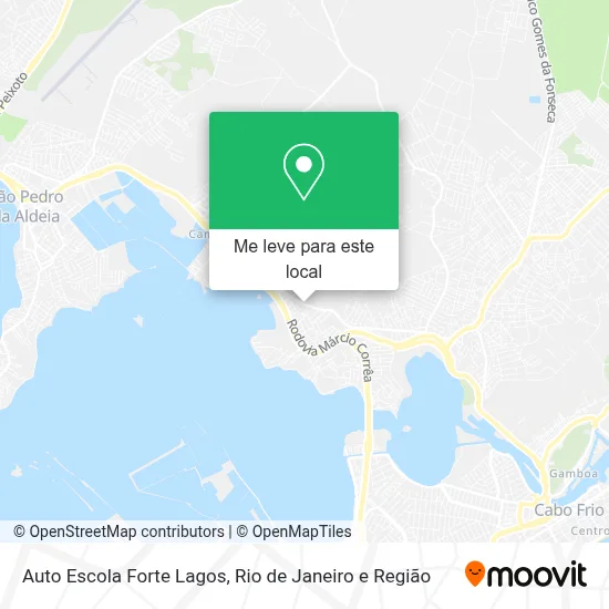 Auto Escola Forte Lagos mapa