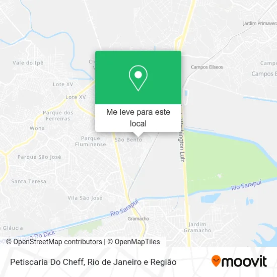 Petiscaria Do Cheff mapa