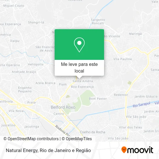 Natural Energy mapa