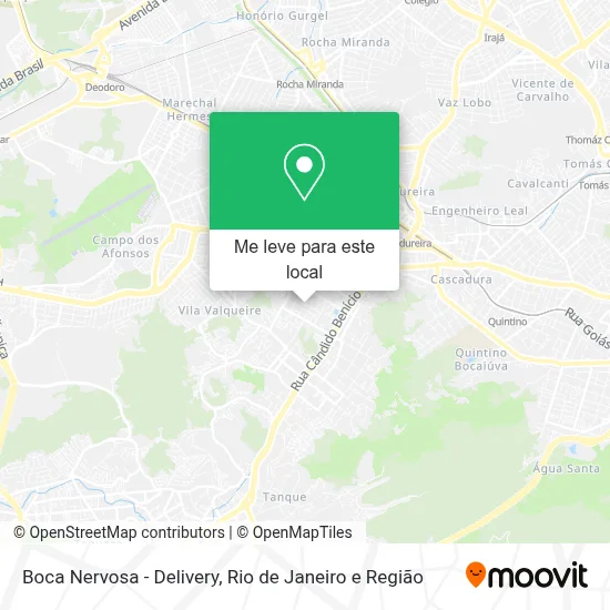 Boca Nervosa - Delivery mapa