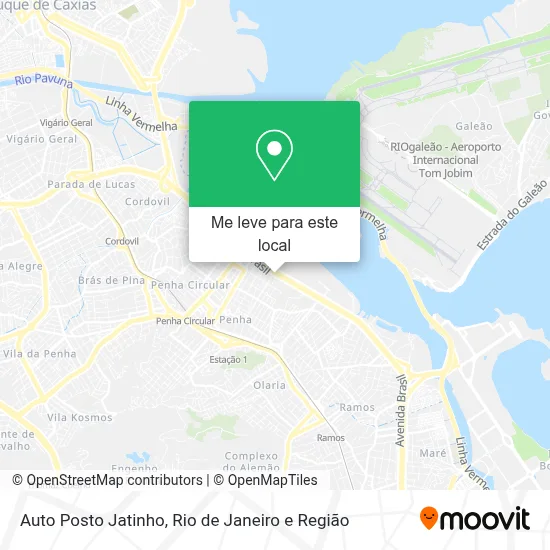 Auto Posto Jatinho mapa
