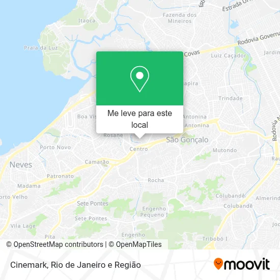 Cinemark mapa