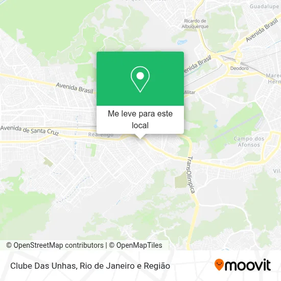Clube Das Unhas mapa