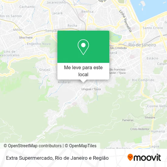 Extra Supermercado mapa