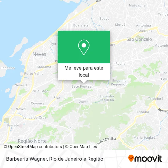 Barbearia Wagner mapa