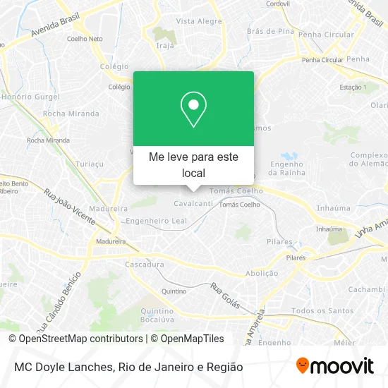 MC Doyle Lanches mapa