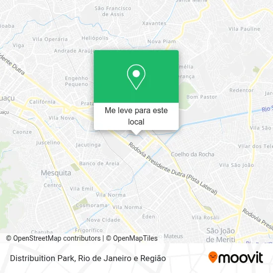 Distribuition Park mapa