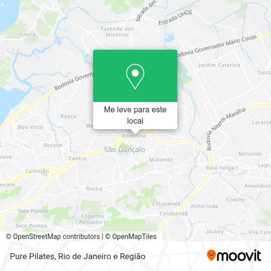 Pure Pilates mapa