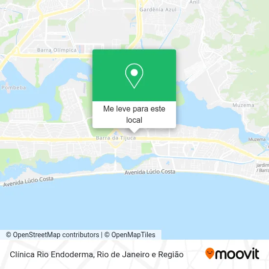 Clínica Rio Endoderma mapa