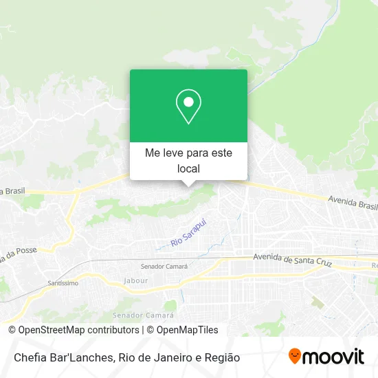Chefia Bar'Lanches mapa