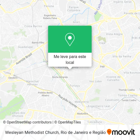 Wesleyan Methodist Church mapa