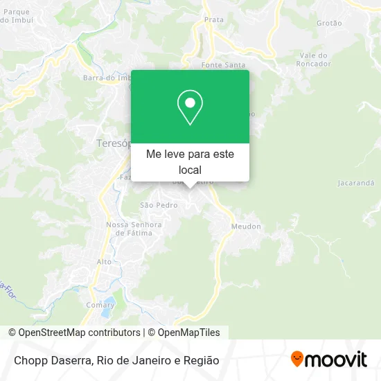 Chopp Daserra mapa