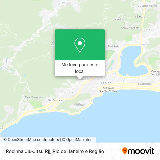 Rocinha Jiu-Jitsu Rjj mapa