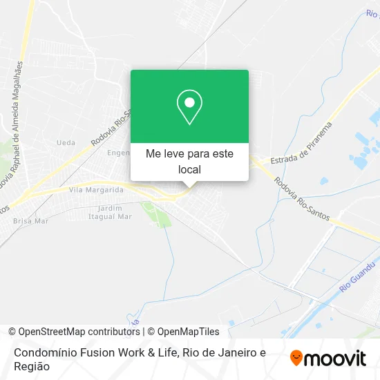 Condomínio Fusion Work & Life mapa