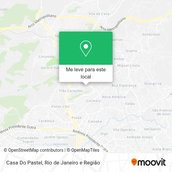 Casa Do Pastel mapa