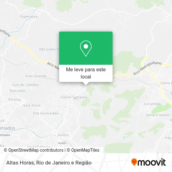 Altas Horas mapa